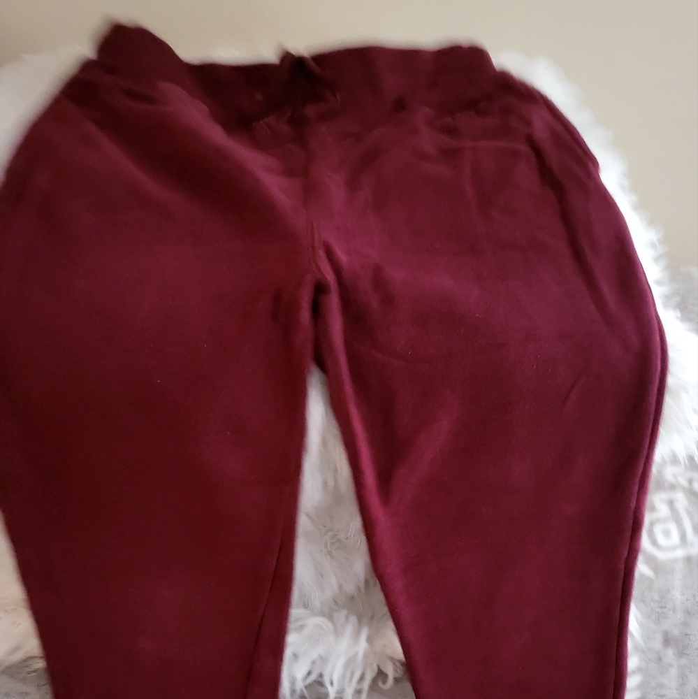 Boys Burgundy Joggers